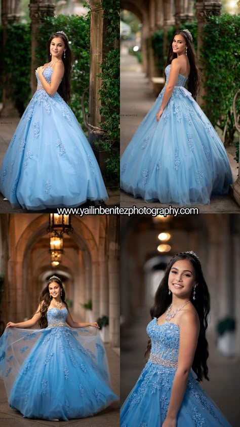 quinceanera photoshoot quince poses Gown Dress Pose, Gowns Dresses Poses, Gown Poses For Women, Bride Gown Poses, Photo Poses In Gown Dress, Posing In A Gown, Photo Pose Ideas With Gown, Gown Dress Photoshoot Ideas, Debutant Photoshoot