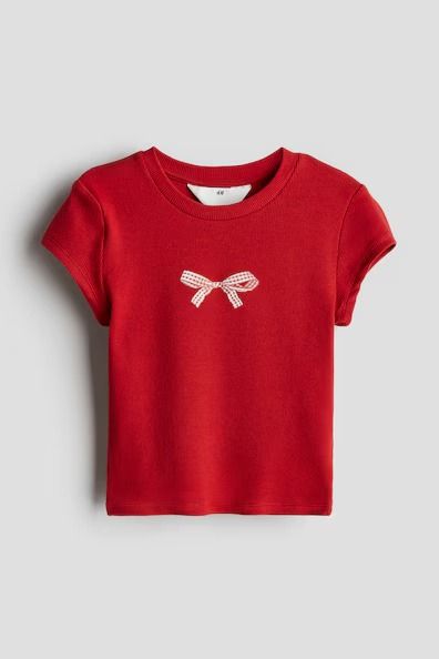 T-shirts for Girls | Plain & Printed | H&M CA Top Silhouettes, Christmas Haul, T Shirts For Girls, Daughter Christmas, Future Family, Inspo Outfit, Fun Prints, Printed Sweatshirts, Girls Tshirts