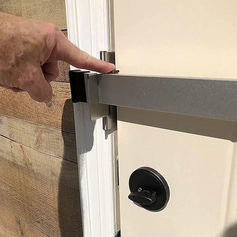 Door Security Bar-by Doorricade-Secure The Entire Width of Your Inward Opening Front Door-Safe Room-with a Proper Door Barricade Lock. - Hardware Locks - Amazon.com Front Door Security, Door Bar, Safe Room, Security Door, Emergency Prepping, Front Door, Bar