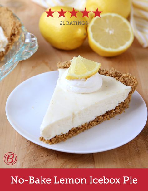 “This lemon pie was so easy to make! The cool lemon flavor makes it the perfect dessert on hot summer days! I have made it 2 times already, and my friends love it!” –Betty member Egyptian Sadie Lemon Cream Cheese Pie, No Bake Lemon Pie, Lemon Sour Cream Pie, Lemon Cream Pie, Dessert Pies, Lemon Pie Recipe, Lemon Cream Pies, Lemon Treats, Meringue Pie Recipes