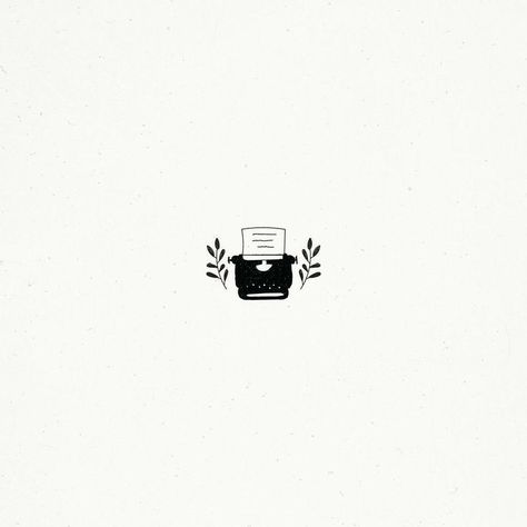 Typewriter Doodle, Doodle Easy Cute, Typewriter Drawing, Typewriter Illustration, Cute Typewriter, Typewriter Tattoo, Writer Tattoo, Doodle Easy, Bookish Tattoos