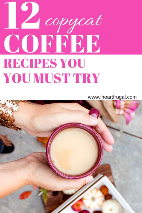 Have you been searching for some copycat coffee recipes to try at home during the quarintine? These twelve good coffee recipes will not disappoint. This post includes Starbucks copycat coffee recipes and others you will enjoy! I am an avid coffee drinker and I love making gourmet coffee at home! #coffee #copycatcoffeerecipes #savemoney Diy International Coffee, Maxwell House International Cafe Recipes, Cafe Francais Coffee Recipe, Cafe Vienna Coffee Recipe, Coffee Copycat Recipes, Good Coffee Recipes, Ground Coffee Recipes, Coffee Machine Recipes, Cappuccino Mix Recipe