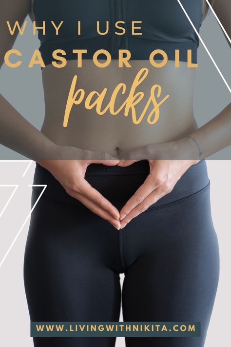 If you have thought about using castor oil packs for health and wellness, you are in the right place. This blog post breaks down the benefits of incorporating castor oil packs and how to use them in a super simple way that involves less mess than traditional methods. See if castor oil packs are right for you and your health routine. Castor Oil Weight Flat Belly, Castor Oil Wrap, Castor Oil Pack Benefits, Using Castor Oil, Castor Oil Uses, Heal Thyself, Bath Detox, Castor Oil For Hair Growth, Castor Oil Benefits