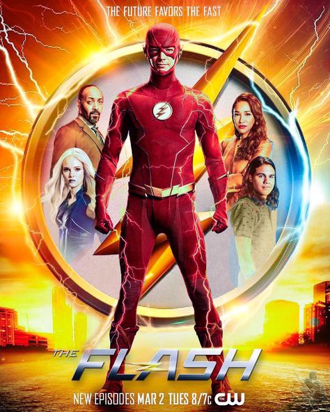 RogueFlash on Instagram: “HERE IT IS!!!!!!!!! My remastered version of The Flash Season 7 Poster!!⚡️ • After the Season 7 poster was released it wasn’t loved by…” Flash Movie Poster, Dc Posters, Dc Pictures, Nerd Collection, The Flash Poster, Flash Characters, Team Flash, Flash Costume, Greg Berlanti