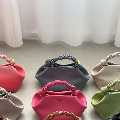 GANNI on Instagram: "Bou bag cravings 🩷💚🖤🤎🩶🤍 Which one is your shade?" Ganni Bou Bag, Ganni Bag, Wishlist 2024, 2024 Style, Which One Are You, Outfit Inspo, On Instagram, Quick Saves, Instagram