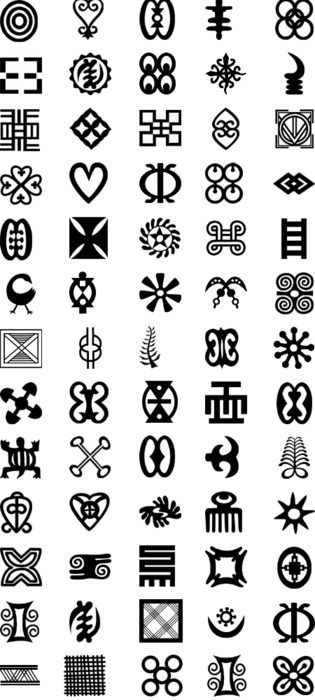 Adinkra symbols of the Akan people of Ghana and the Ivory Coast Ghana Art, Simbolos Tattoo, Design Symbols, Logo Personal, African Symbols, Different Symbols, Native American Symbols, Adinkra Symbols, American Symbols