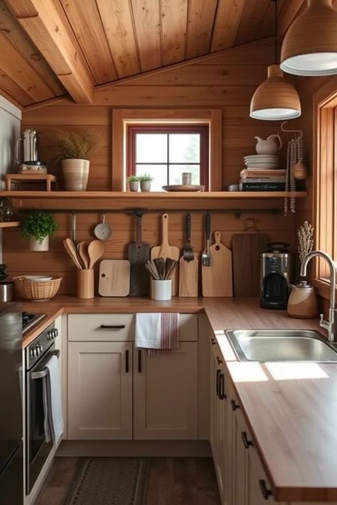 30 Small Nordic Cabin Interior Ideas - Transform Your Space Alaska Cabin Interior, Pine Cabin Interior, Simple Cabin Interior, Small Log Cabin Homes Interior, Small Cabin Interiors Cozy, Nordic Cabin Interior, Small Cottage Interiors, Nordic Cottage, Cabin Homes Interior