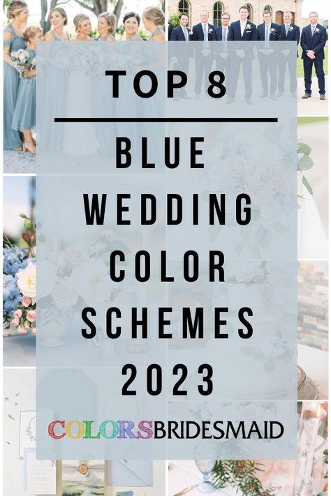 French Blue and Cream Wedding Colors 2023, French Blue Bridesmaid Dresses Cream Bridal Gown - ColorsBridesmaid Sky Blue Wedding Color Schemes, Wedding Colors Light Blue Colour Palettes, Weddings With Blue Color Schemes, Twilight Blue Wedding Color Palettes, Black Blue Wedding Color Schemes, Blue Theme Bridesmaid Dresses, Groomsmen Bridesmaids Color Schemes, Blue Summer Wedding Colors, Light Blue White And Gold Wedding