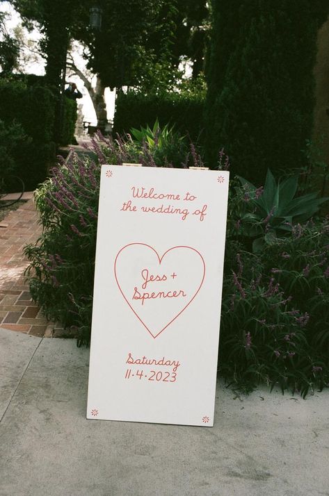 Hand painted Vintage heart wedding welcome sign Italian Inspired Wedding, Wedding Painting, Garden Party Wedding, Wedding Welcome Sign, Wedding Mood Board, Wedding Welcome Signs, Wedding Mood, Dreamy Wedding, Wedding Signage