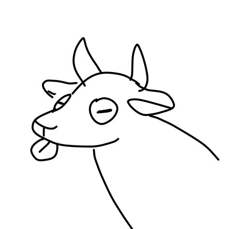 Funny Goat Drawing, Doodle Examples, Goat Doodle, Goat Aesthetic, Goat Meme, Goat Kidding, Goats Funny, Cute Goats, Dragon Puppet