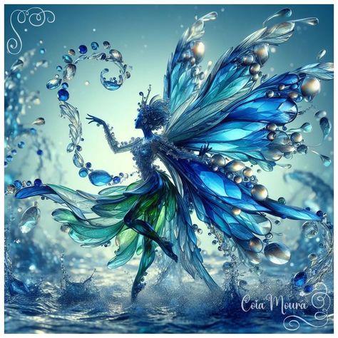 Crystal Creatures Challenge Hosted by @art_of_the_damned #cristalcreatureschallenge Thank you @manumanu3715 for nominating me I nominate all of you to participate @margareth_ai_creative @ipromptyoudraw @celedrine_art Crystal Creature, Rose Sketch, Anime Mermaid, Mystical Places, Fairy Illustration, Fairy Pictures, Fairy Artwork, Love Fairy, Baby Fairy