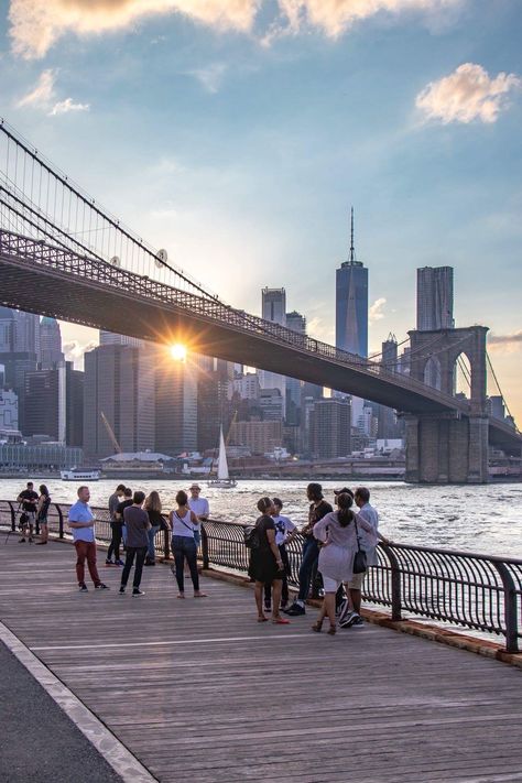 Brooklyn Bridge Park by Kelly Kopp @kellyrkopp Nyc Brooklyn Bridge, Astoria Queens, Visiting New York, English Posters, Voyage New York, Brooklyn Bridge Park, Nyc Brooklyn, One World Trade Center, New York City Travel