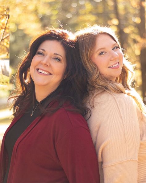 A mother daughter autumn session with @dustylynn403 & @keltielynnchampley 🍂🪵🤎 #illinoisphotographer #photography #fall Mom And Me Older Daughter, Mother Daughter Photoshoot Christmas, Grown Mom And Daughter Photoshoot, Mother Daughter Photography Poses Older, Mother Daughter Poses Older, Mom And Daughter Fall Photoshoot, Mother Daughter Poses Photography, Mom And Daughter Photo Ideas Older, Mother Daughter Photoshoot Older