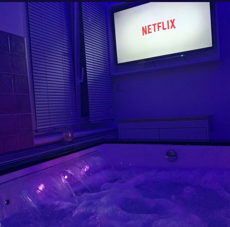 Tv in restroom Netflix and chill Neon Bedroom, Neon Room, Dream House Rooms, Teen Bedroom Decor, Bathroom Design Luxury, Dream Bathrooms, Aesthetic Pics, Luxury Homes Dream Houses, Dream House Interior