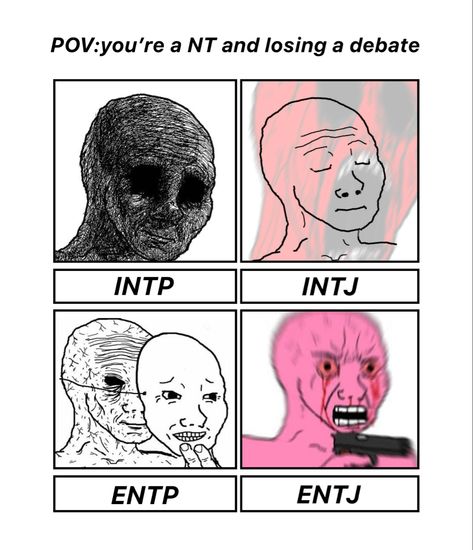 Intp Memes Funny, Intp X Intj, Entj Memes, Entj X Intp, Intj Entp, Intp Entj, Entp And Intj, Intj Humor, Entj Personality