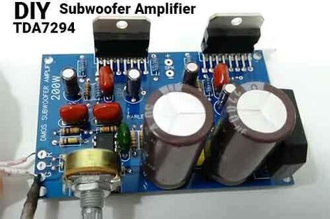 DiY TDA7294 Subwoofer Amplifier this post serve Full Schematic Of Subwoofer Amp and PCB Layout Single and double layer, do it yourself! Tda7294 Subwoofer Amplifier, Subwoofer Amplifier Circuit Diagram, Diy Subwoofer Box, Diy Subwoofer, Arduino Projects Diy, Subwoofer Box Design, Diy Amplifier, Car Audio Amplifier, Subwoofer Amplifier