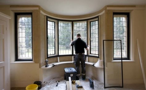 Secondary Glazing, Window Inspiration, Drafty Windows, Window Writing, Window Glazing, Listed Building, Picture Windows, Arched Windows, Curved Glass