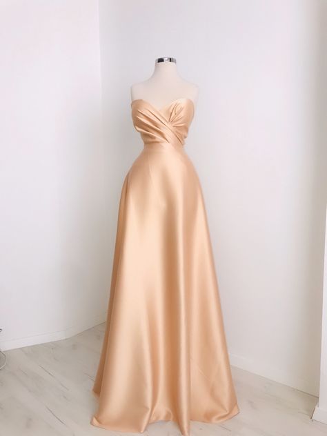 Shampain Dresses, Champagne Colour Dress, Golden Satin Dress, Gold Dress Satin, Satin Gold Dress, Nude Satin Dress, Champagne Gold Bridesmaid Dresses, Bridesmaid Satin Dresses, Bridal Satin Dress