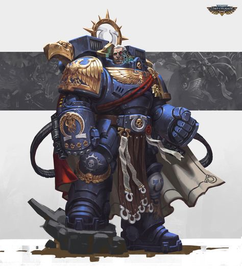 Ultramarines 40k Art, Marneus Calgar, Warhammer 40k Ultramarines, Zhang Han, Space Marine Art, 40k Art, Adeptus Astartes, Warhammer 40k Art, Game Workshop