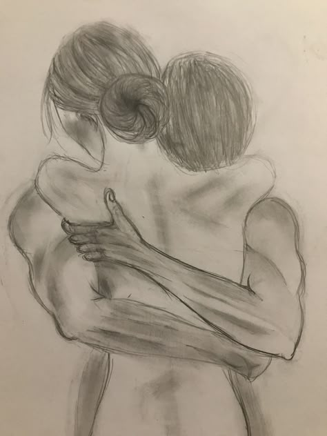 Romance Sketches Easy, Couple Body Drawing, Pencil Drawings Love, Sketch Ideas Couple, Art Sketches Love, Love Drawing Sketches, Easy Couple Drawings, Sketches Of Love Passion, Drawing Ideas Couples