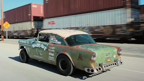 Ratty Muscle Cars, Gasser Cars, Rat Look, Futuristic Cars Design, Custom Bobber, 55 Chevy, Cool Car Pictures, Vintage Muscle, Drag Racing Cars