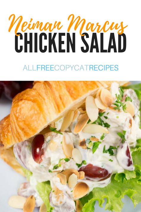 Chicken Perlo, Neiman Marcus Chicken Salad Recipe, Neiman Marcus Chicken Salad, Paradise Bakery Chicken Walnut Salad, Mcalisters Chicken Salad Recipe, Neiman Marcus Chicken, Mcallister's Chicken Salad, Deli Salad, Arby’s Chicken Salad Recipe