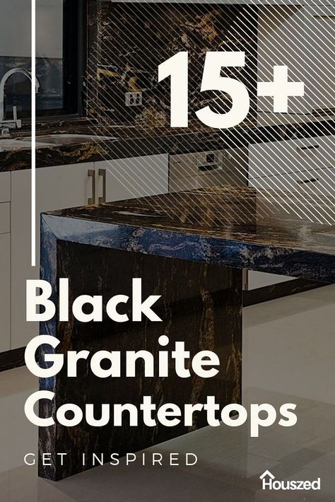 Get inspired with our BLACK GRANITE COUNTERTOPS IDEAS. We show you great images to take your creativity to the next level... #blackgranitecountertops #blackgranitecountertopskitchen #blackgranitecountertopskitchenmodern #blackgranitecountertopskitchendecor #blackgranitekitchen #blackgranitekitchencountertops #blackgranitekitchenideas #kitchenideaswithblackgranitetops Cosmic Black Leather Granite Countertops, White And Black Granite Countertops, Dark Granite Countertops Color Schemes, White Kitchen With Black Granite, Black Granite Countertops Kitchen Modern, Black Marble Kitchen Countertops, Black Granite Countertops Bathroom, Titanium Granite Countertops, Black Kitchen Countertops Color Combos