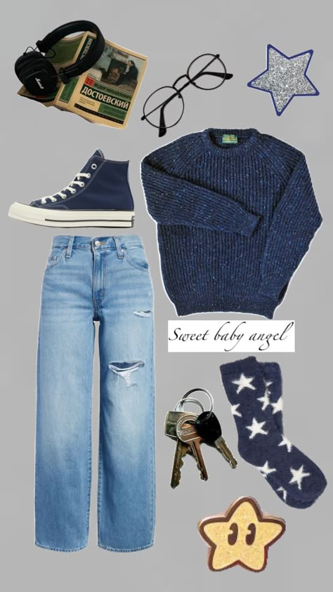 #outfit #outfitinspo #vibes #converse #edgy #fyp #fypshuffle #fyppppp #shufflefyp #shuffleinspo #pretty #navyblue #blue #blueaesthetic #bluecollage #collageart Colorful Converse Outfit, Navy Blue Converse Outfit, Navy Converse Outfit, Blue Converse Aesthetic, Converse Aesthetic Outfit, Converse Outfit Aesthetic, Blue Converse Outfit, Navy Blue Converse, Converse Fits