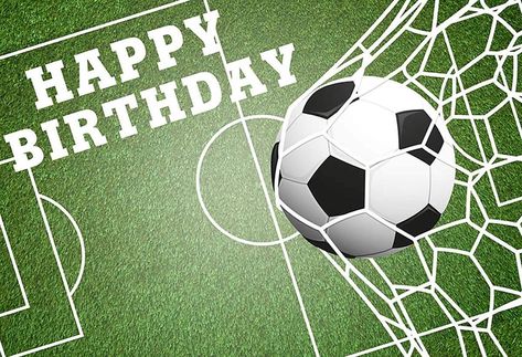 Soccer Happy Birthday, Happy Birthday Football, Soccer Party Decorations, Happy Birthday Man, Soccer Theme, Football Birthday Party, Happy Birthday Design, Football Birthday, Baby Shower Backdrop