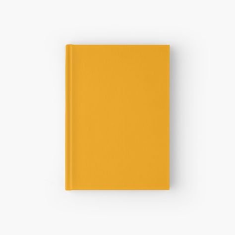 "Solid Golden Yellow Color" Hardcover Journal by podartist | Redbubble Yellow Notebook, Book Vibes, Coloring Journal, Boho Style Bedroom, Golden Yellow Color, Aesthetic Pastel, Solid Color Backgrounds, Shades Of Gold, Yellow Aesthetic