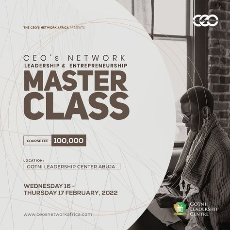 Master Class Poster Design, Webinar Creative Ads, Masterclass Poster Design, Class Poster Design, Course Poster, Event Poster Design Inspiration, Digital Advertising Design, Facebook Post Design, Church Media Design