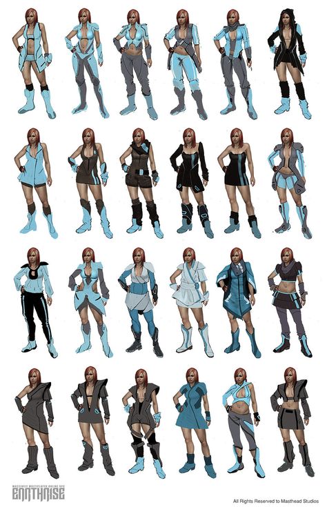 Earthrise female citizens by Mikeypetrov.deviantart.com on @deviantART Sci Fi Outfit, Sci Fi Clothing, Sci Fi Fashion, Business Suits, Future Clothes, Star Citizen, Dark Souls, Costume Design, Character Concept