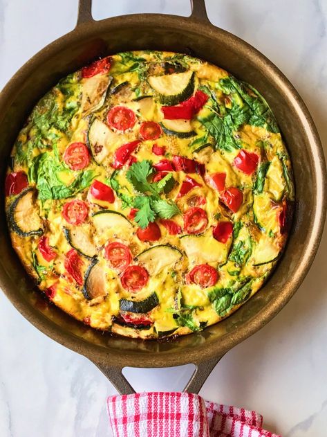 Zucchini Frittata Recipe, Tomato Frittata, Zucchini Frittata, Zucchini Tomato, Frittata Recipes, Low Carb Breakfast Recipes, Double Down, Low Carb Recipes Dessert, Double Up