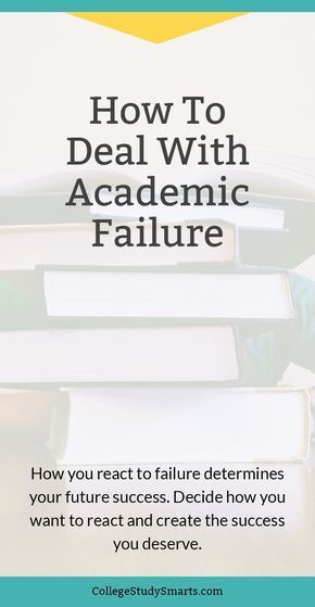 How to deal with academic failure in college. How you react to failure determines your future success. Decide how you want to react and create the successes you deserve. | College Procrastination, study procrastination, stop procrastinating, get motivated, college motivation, procrastination tips, college procrastination, student motivation, motivated student, stress management, self-doubt, academic confidence Study Procrastination, Failing An Exam, Academic Failure, Motivation Procrastination, Procrastination Tips, Time Management College Student, Smart Study, Study College, College Exams