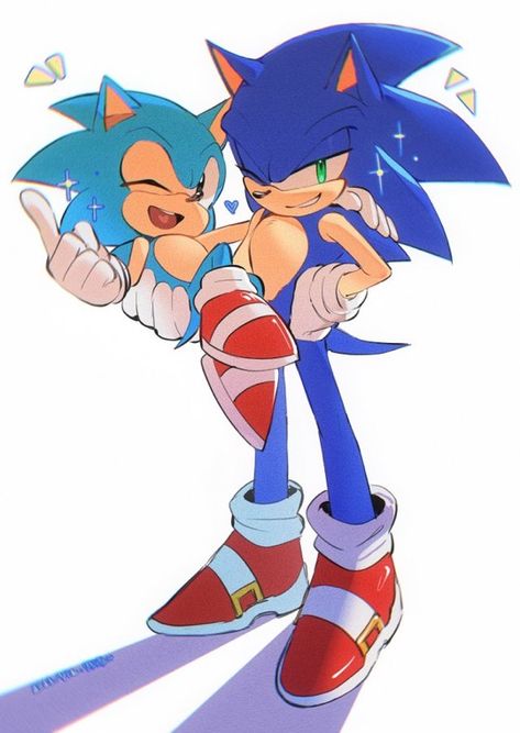 Creds to artist on twt ! Blaze The Cat, Sonic Fanart, Shadow Sonic, Classic Sonic, Sonic Heroes, Sonic Funny, Sonic Fan Characters, Sonic 3, Blue Hedgehog