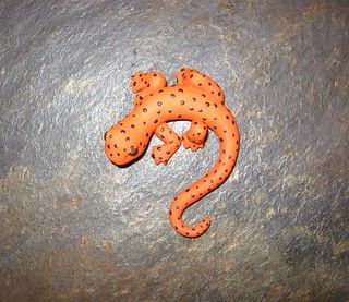 Cave Salamander | Polymer clay cave salamander (Eurycea luci… | Emily Graham | Flickr Clay Salamander, Cave Salamander, Salamanders, Carving Ideas, Fun Hobbies, Cake Decorating Tutorials, Interesting Photos, Whittling, Clay Projects