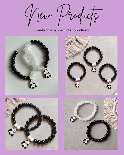 Panda charm bracelets collections Available❤️🐼.. Dm for Order #beadsbracelet #jewellery #chenaai #matchingbracelets #neckchain #friendship #bracelet #koreanaccessories #hyderabad #fashionjewellery #evileye #blackbeads #blackandwhite #koreanjewelry #earrings #diamondring #instagood #chunkyjewelry #fashion #trending #supportsmallbusiness #accessories #explore #necklace #reels #kolkata #bhfyp #fyp #fypシ Panda Bracelet, Accessories Idea, Panda Charm, Kids Bracelet, Bff Bracelets, Korean Accessories, Korean Jewelry, Kids Bracelets, Beads Bracelet Design