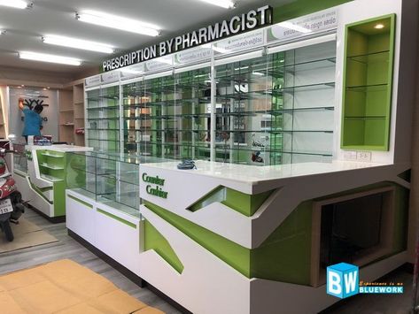 Store Counter Design, Electronics Store Design, Office Cabin Design, Shop Counter Design, Pharmacy Decor, Jewelry Store Interior, Box Bed Design, Commercial Design Exterior, Cladding Design