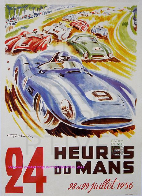 Auto Racing Posters, Vintage Wood Signs, Vintage Racing Poster, Course Automobile, Classic Racing Cars, Racing Art, Racing Posters, Sport Automobile, Online Posters