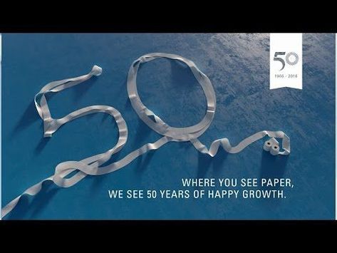 Sofidel 50th Anniversary - corporate campaign 2016 - YouTube Anniversary Campaign Design, Brand Anniversary Campaign, Brand Anniversary, Anniversary Campaign, 25th Anniversary Ideas, 10th Year Anniversary, Corporate Anniversary, Advertising Inspiration, Anniversary Design