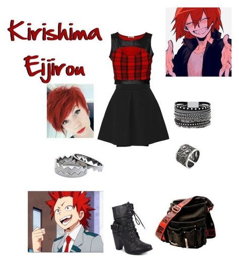 Genderbent Kirishima, Alexander Mcqueen White, Cute Disney Outfits, Everyday Cosplay, Disney Inspired Fashion, Character Inspired Outfits, Kirishima Eijirou, Fandom Fashion, Disney Bound Outfits