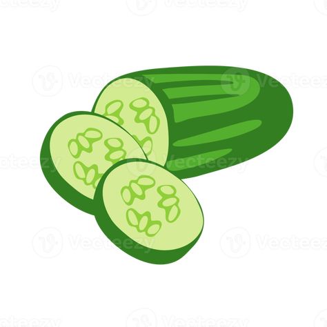 Cartoon Cucumber, Cucumber Clipart, Cucumber Drawing, Cucumber Cartoon, Cucumber Vegetable, Cucumber Mask, Easy Cartoon, Food Doodles, Mexican Wall