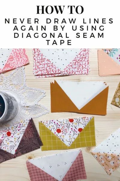 The Quilt Maker’s Toolkit – Diagonal Seam Tape – SKIP Drawing Lines ( Video Tutorial ) Diagonal Quilt, Charm Quilts, Drawing Lines, Finding A New Hobby, Quilting Videos, Charm Quilt, Machine Quilting Designs, Quilt Squares, Quilting Tools