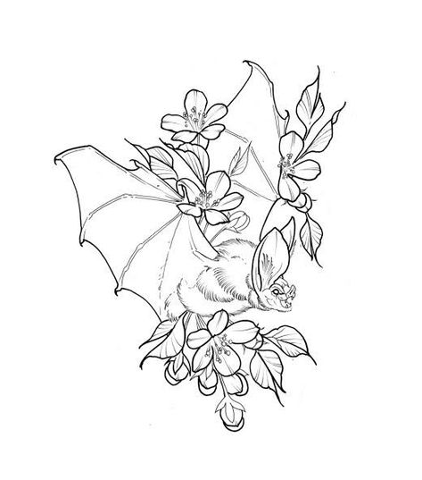 Chest Tattoo Bat, Donkey Tattoo, Thestral Tattoo, Watercolor Japanese, Bats Tattoo Design, Learn To Tattoo, Beginner Tattoos, Bat Tattoo, Sketch Tattoo Design