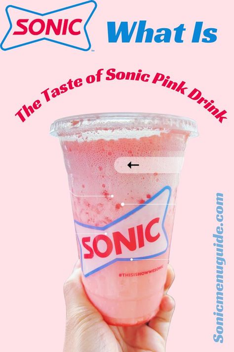 the taste of sonic pink lady drink Pink Lady Drink, Soda Drinks Recipes, Its A Secret, Sonic Menu, Sonic Drinks, Cherry Syrup, Alcohol Free Drinks, Soda Drinks, Pink Drink