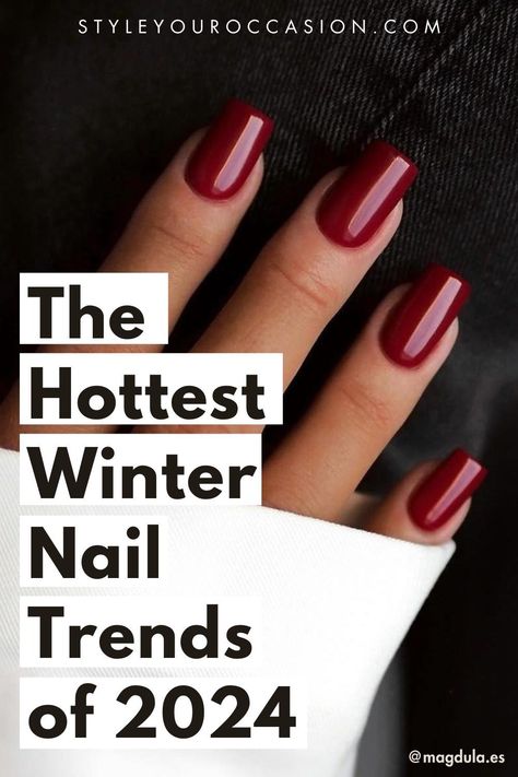 On the search for winter nail ideas and want to know the hottest winter nails 2024 trends? You’ll love this list of stylish nails with a simple aesthetic and chic designs/colors that are on-trend for the new year! Trend Nail 2024, Winter Nails Biab, Nail Ideas February 2024, Late Winter Nails 2024, Popular Nail Colors Winter 2024, Color Nails 2024, Nails 2024 February, February Nail Colors 2024, Nail Color 2024 Trend