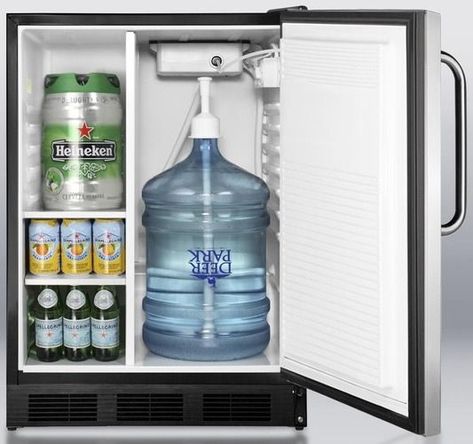 Built In Soda Water Dispenser, Built In Water Cooler, Hidden Water Cooler In Kitchen, Hidden Water Jug Storage, Hidden Water Cooler, Water Cooler Cabinet Ideas, Built In Water Dispenser Cabinet, Hidden Water Dispenser, 5 Gallon Water Bottle Storage