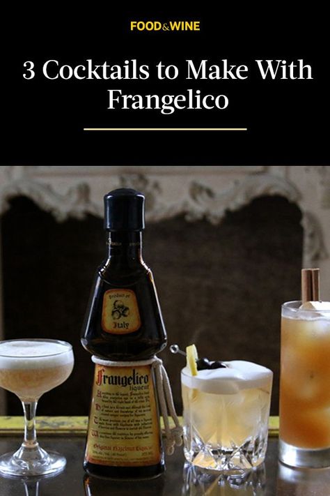 Hazelnut Old Fashioned, Frangelico Desserts, Frangelico Recipes Desserts, Frangelico Cocktail, Frangelico Drinks Recipes, Hazelnut Liquor, Hazelnut Liquor Cocktails, Cocktails With Frangelico, Hazelnut Cocktail