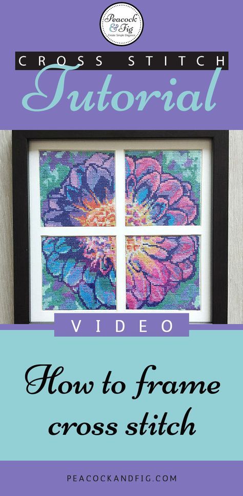 Frame Cross Stitch, Cross Stitch Projects, Cross Stitch Tutorial, Embroidery Hearts, Framed Cross Stitch, Stitch Tutorial, Cross Stitch Finishing, Embroidery Tutorial, Cross Stitches