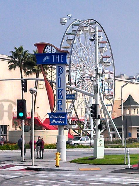 The Pike, Long Beach, California The Pike Long Beach, Nice Scenery, Story Settings, Adventure Parks, Familiar Places, Ferris Wheels, Summer Board, Snack Shop, Roller Coasters